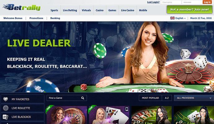 Betrally Live Casino Australia