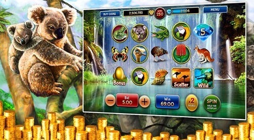 Realistic gameplay simulation on Australian online slots