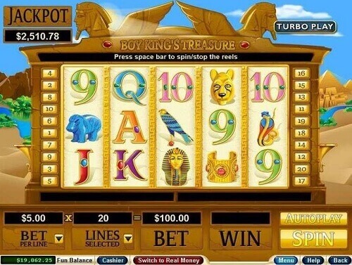 Boy King's Treasure Online Pokie