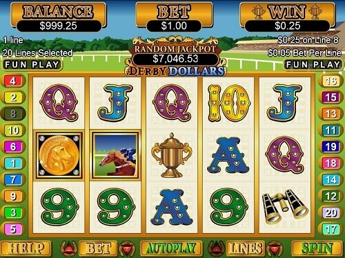 Derby Dollars Online Video Pokie