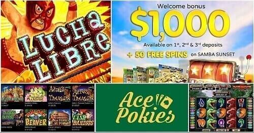 Ace Pokies Online Casino Bonuses