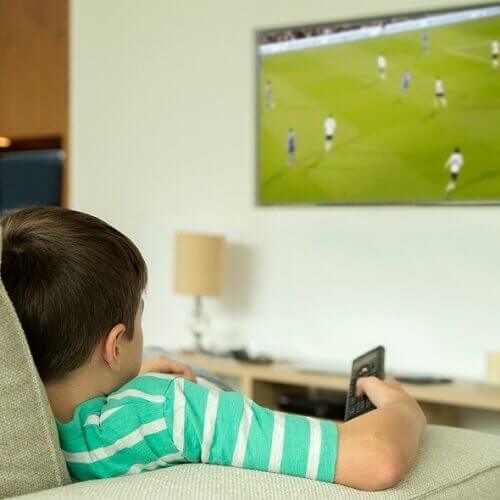 image of child watching sports under-age sports gambling